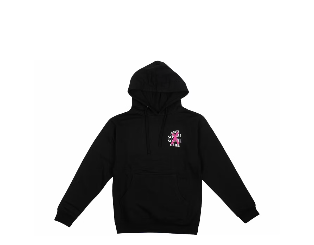 Anti Social Social Club Canceled Hoodie Pink X