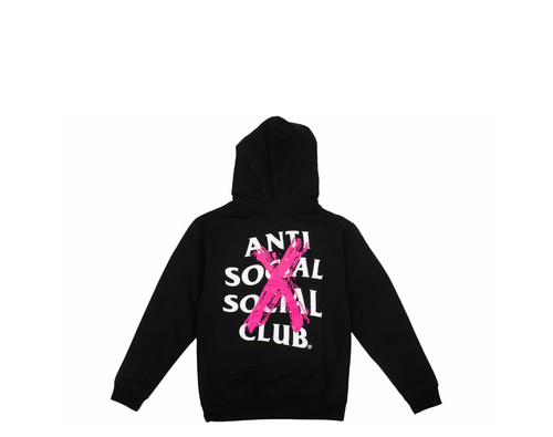 Anti Social Social Club Canceled Hoodie Pink X