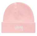 Stussy Basic Cuff Beanie - Light Pink
