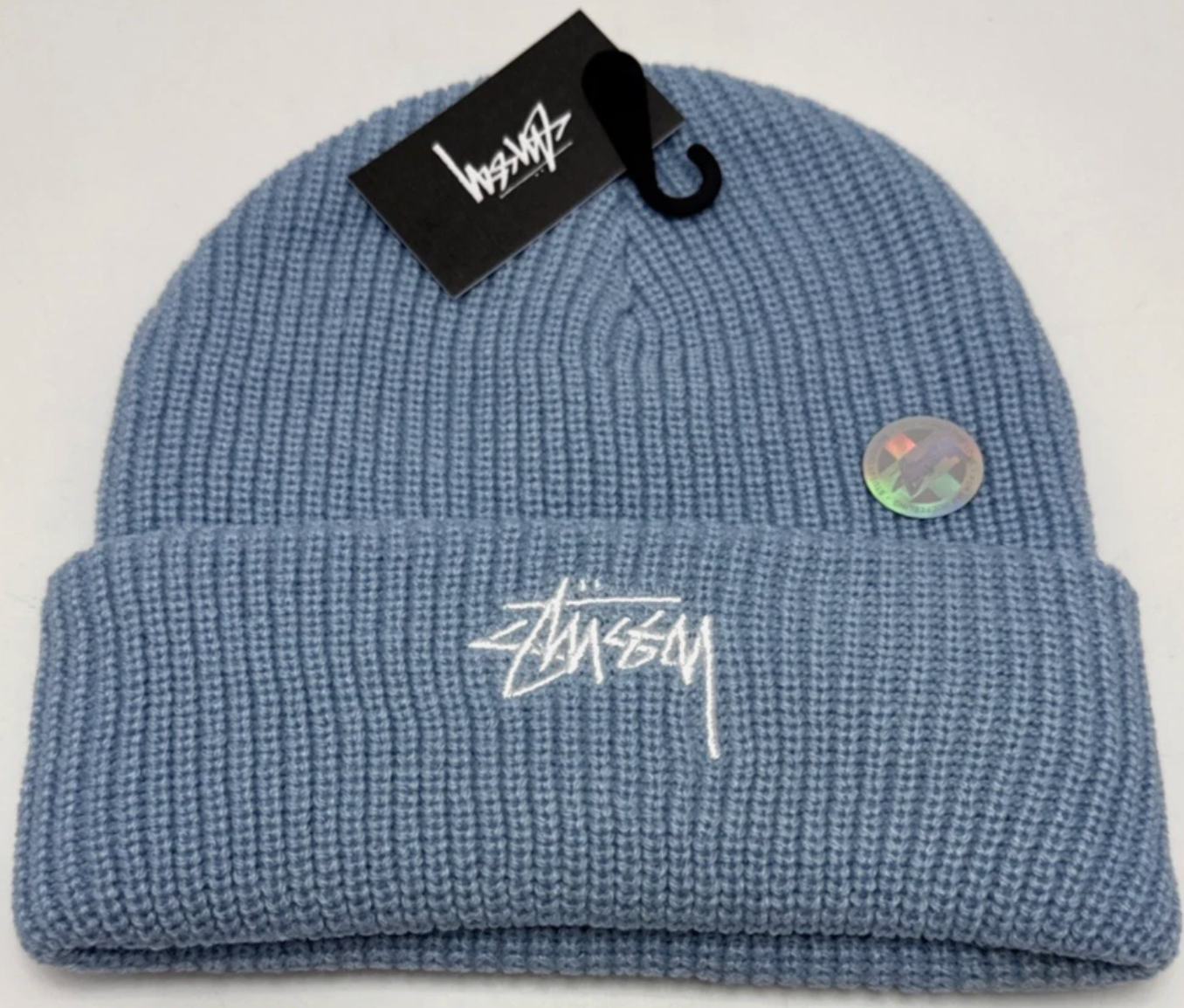 Stussy Basic Cuff Beanie - Slate Blue
