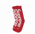 Supreme Nike Lightweight Crew Socks - Red