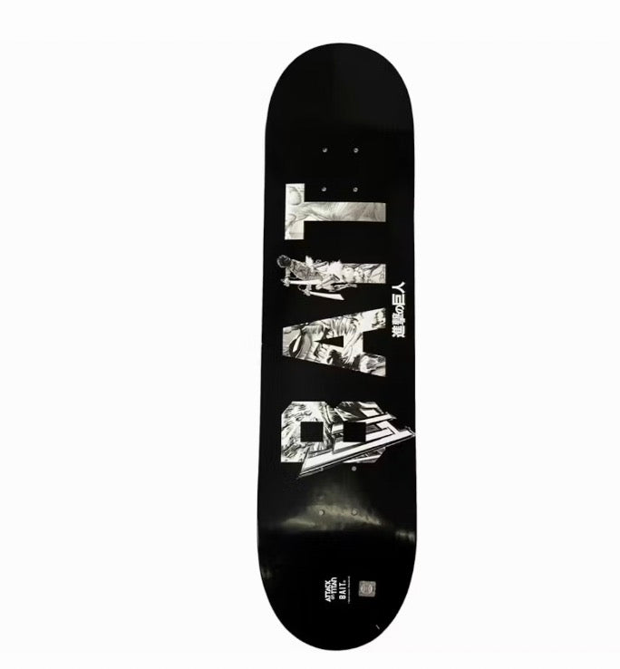 BAIT x Attack On Titan Logo Skateboard Deck