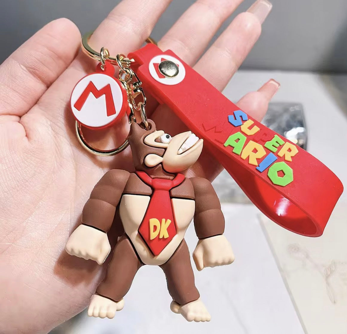Super Mario Keychain Browser (Super Mario Label)- Red (Copy)