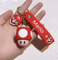 Super Mario Keychain Toad (Mario Label)- Red