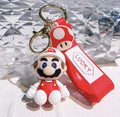Super Mario Keychain Mario (Lucky Label)- Red/White