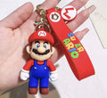 Super Mario Keychain Mario (Super Mario Label) - Red