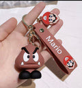 Super Mario Keychain Gooba (Super Mario Label)- Brown