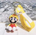 Super Mario Keychain Mario (Lucky Label)- Yellow/White