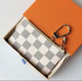 Louis Vuitton 1:1 Coin Pouch White Checkered