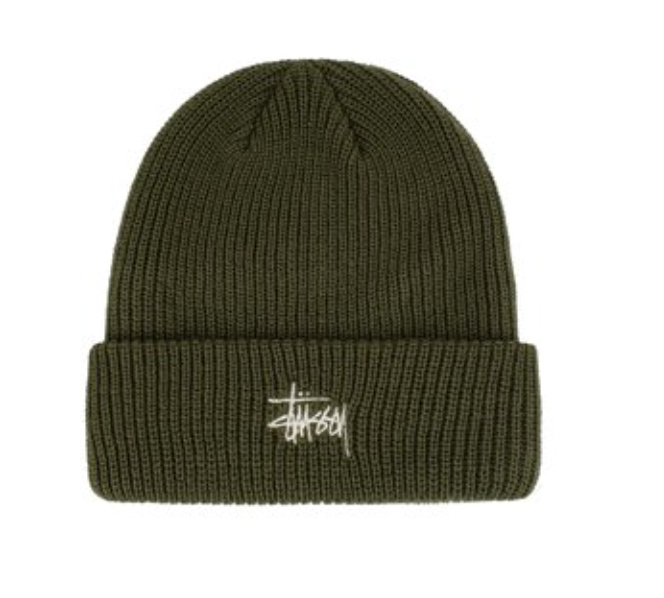 Stussy Basic Cuff Beanie - Olive