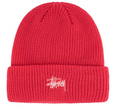 Stussy Basic Cuff Beanie - Red