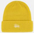 Stussy Basic Cuff Beanie - Yellow