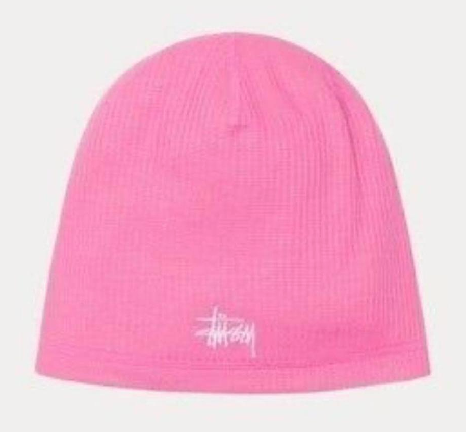 Stussy Basic Skullcap Beanie - Pink