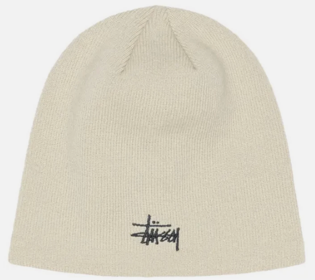 Stussy Basic Skullcap Beanie - Limestone