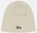 Stussy Basic Skullcap Beanie - Limestone