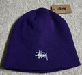 Stussy Basic Skullcap Beanie - Purple