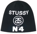 Stussy Number 4 Skullcap Beanie - Black